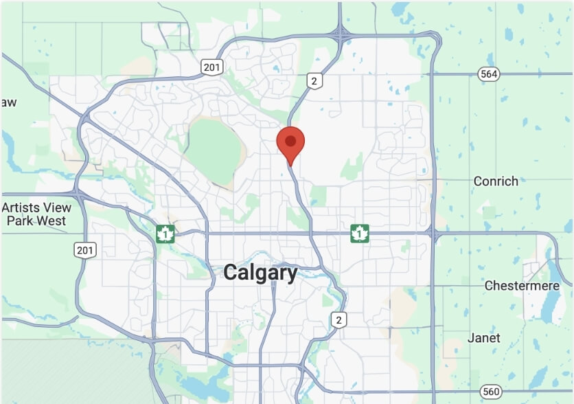 Our calgary map 1