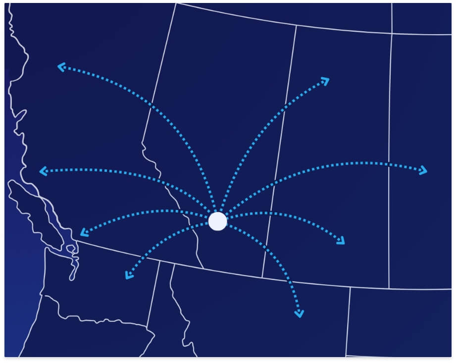 Gateway for Efficient Distribution Across Western Canada